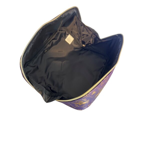 Disney Villains Purple Gold Cosmetic Bag Evil Queen Bath Body Works Zipper NWT - Picture 7 of 7